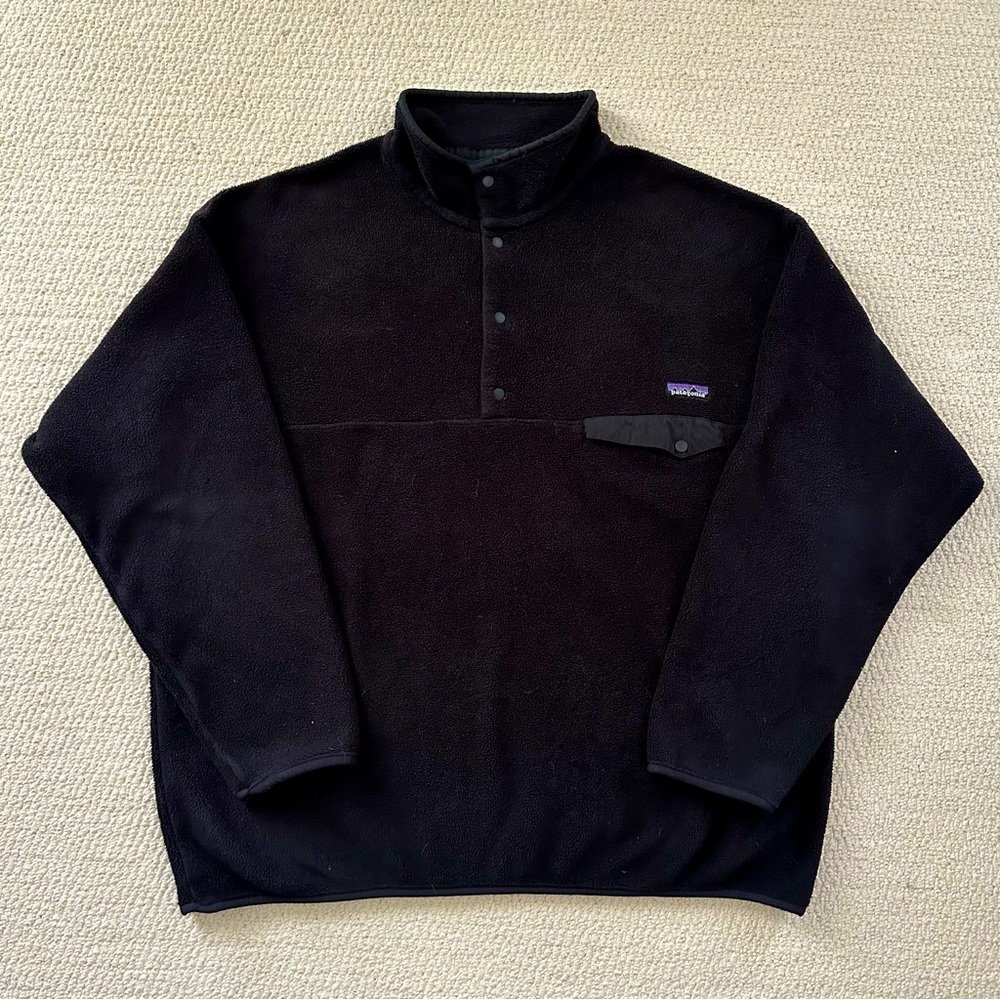 Patagonia Black Fleece Pullover Jacket